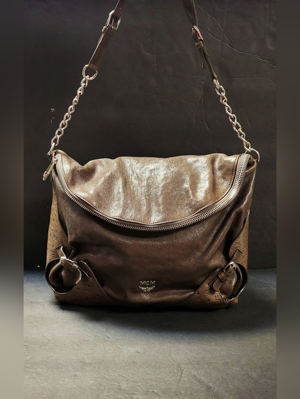 MCM Visetos Shoulder Bag